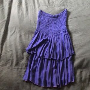 Indah blue tube dress